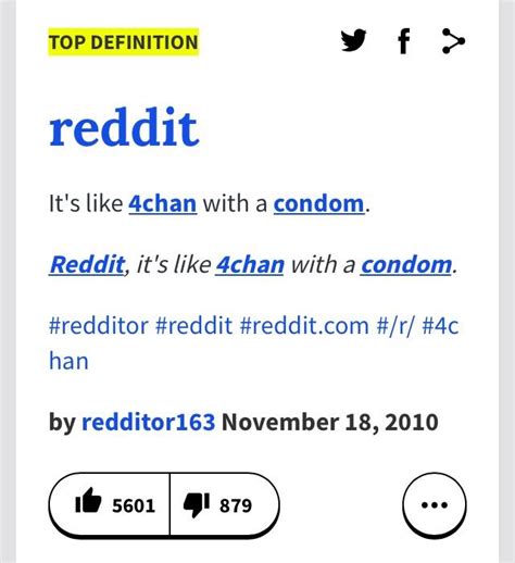 Urban Dictionarys Definition Of Reddit Rmildlyinfuriating