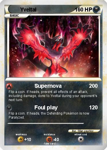 Pokémon Yveltal 405 405 Supernova My Pokemon Card