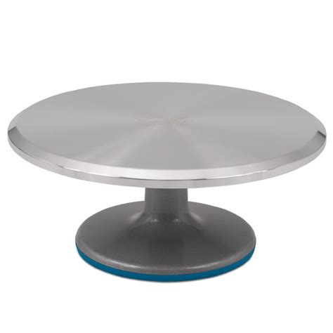 Ateco Revolving Cake Decorating Stand Aluminum Turntable And Base 12