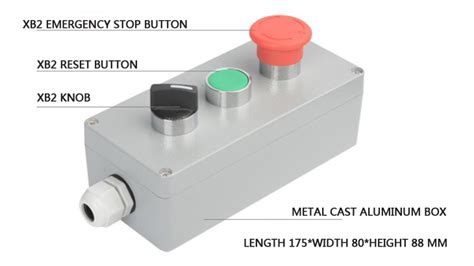 Emergency Push Button Switch Metal Type