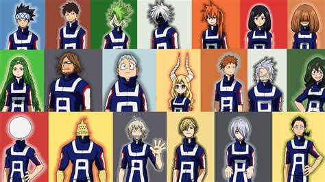 Class 1b All Quirks My Hero Academia Youtube
