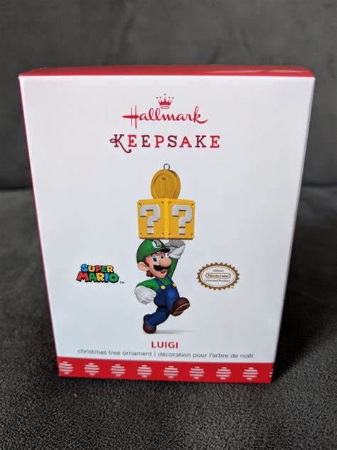 2017 Hallmark Keepsake Ornament Limited Edition Luigi Super Mario Nib