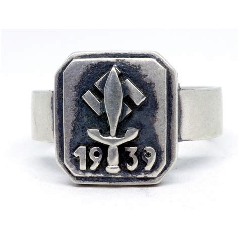 German Ww2 1939 Silver Ring For Sale