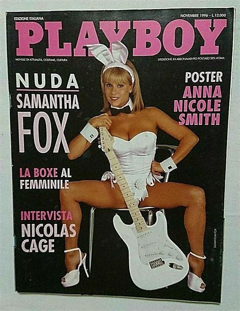 Ladenr Umung Online Rare Playboy Italia Novembre Samantha Fox