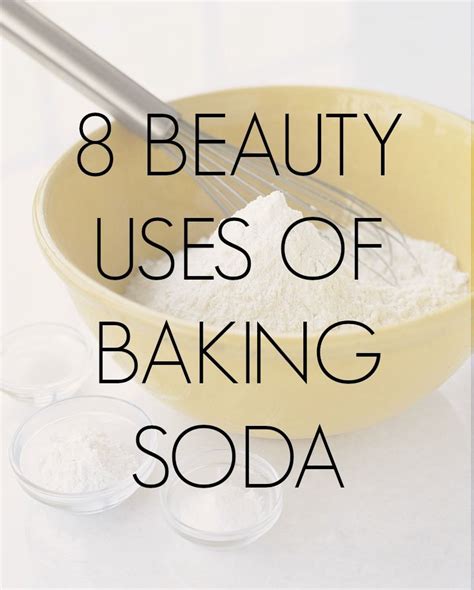 8 Innovative Beauty Uses For Baking Soda Baking Soda Uses Baking Soda Benefits Baking Soda