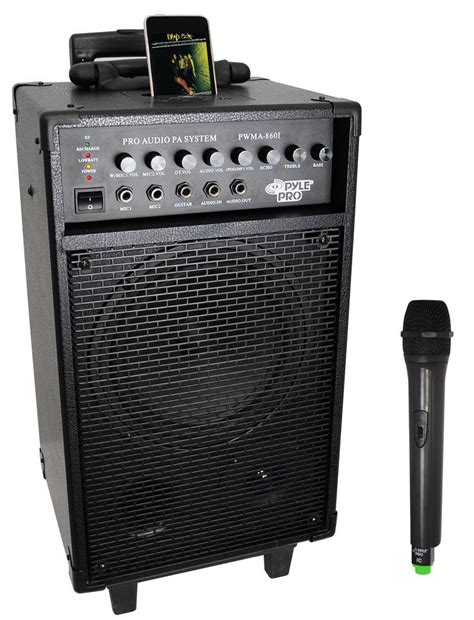 Pyle Pwma860i Wireless And Portable Pa Speaker Sound System
