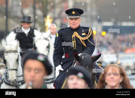 Deputy Lieutenant Of Greater London Roger Bramble Dl Riding At The Head