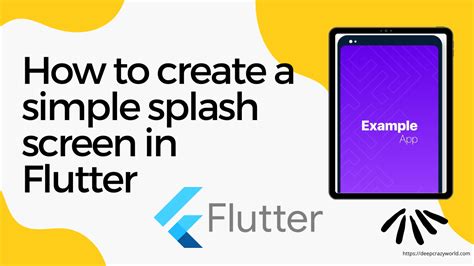 How To Create A Simple Splash Screen In Flutter 2023