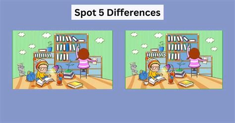 Test Your Visual Acuity With This Spot The Difference Puzzle