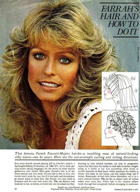 As mischa points out, this style is intended to flow, whether on a disco dance floor, skating down the pier, or just walking the city streets. New Farrah Fawcett Haircut - Wavy Haircut