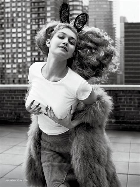 Gigi Hadid Shows Off Serious Nipple Action In Latest Photo Shoot E