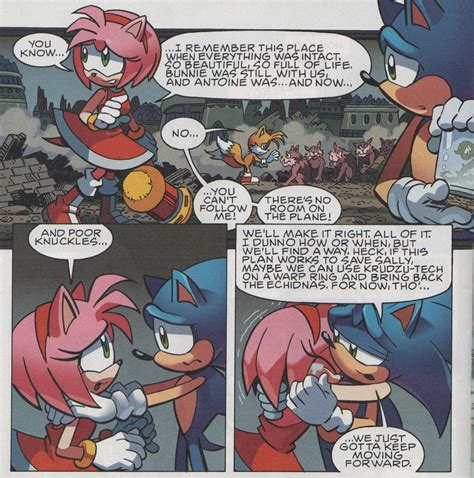 Archie Comics Sonic Issue 246 Scene Sonamy 3 By Monsethehedgehog On