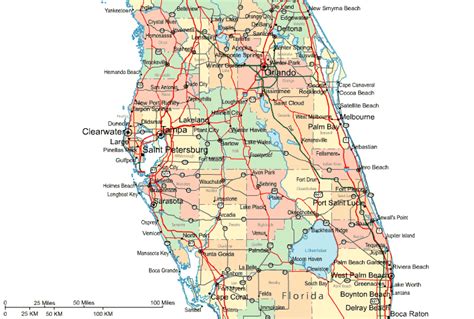 Map Of Central Florida Map Of The World