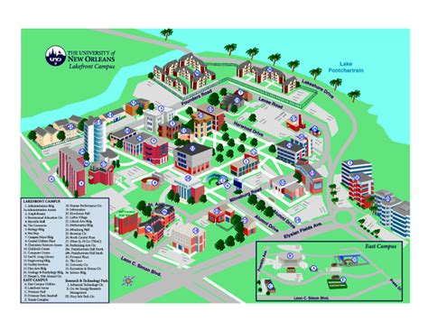 University Of New Orleans Map Kaleb Watson