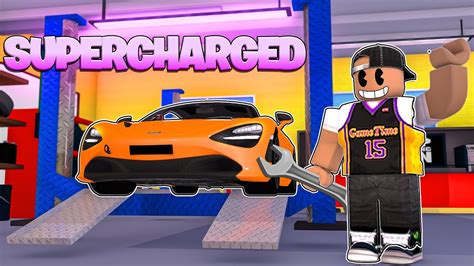 Playing A New Car Game In Roblox Supercharged Wip Youtube