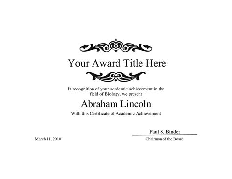 Check spelling or type a new query. Blank Award Certificate Templates Free Read Sources Free ...
