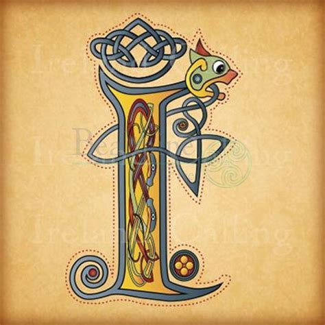 These Stunning Celtic Letters Are Based On The Illuminated Letters Used