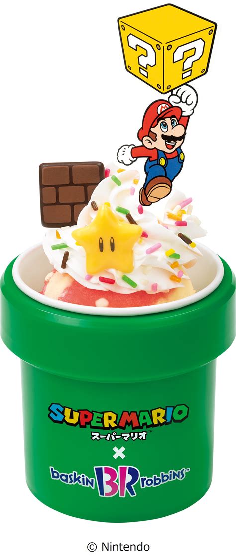 super mario and baskin robbins release a power up ice cream collection in japan soranews24