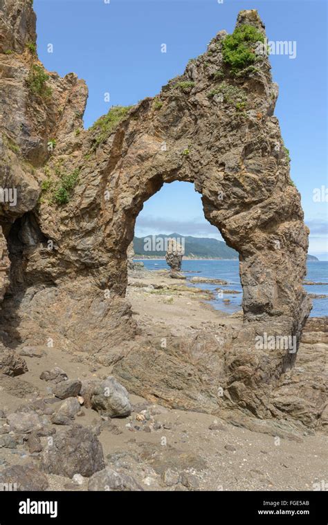 Coastal Cliffs Sakhalin Island Russia Stock Photo Alamy