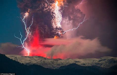 The Ultimate Tempest Lightning Storm Breaks Out Amid Volcanic Eruption