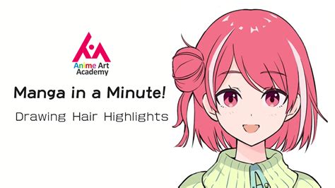 Learn How To Draw Anime Hair Highlights In Under A Minute Our Free