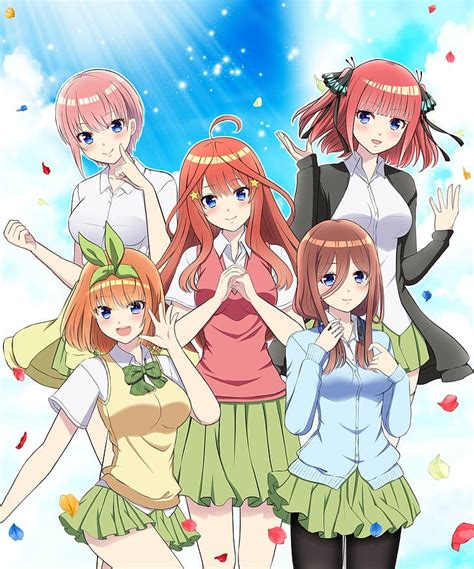 Hd Wallpaper Anime Anime Girls 5 Toubun No Hanayome Nakano Miku