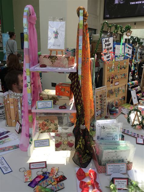 Craft Stall Display Of Handmade Items By Alicry Trinkets Lincoln UK