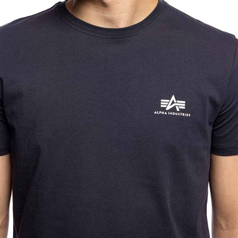 Alpha Industries Basic Small Logo T Shirt Iron Grey