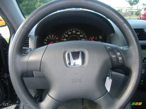 2005 Honda Accord Lx Sedan Gray Steering Wheel Photo 51178953