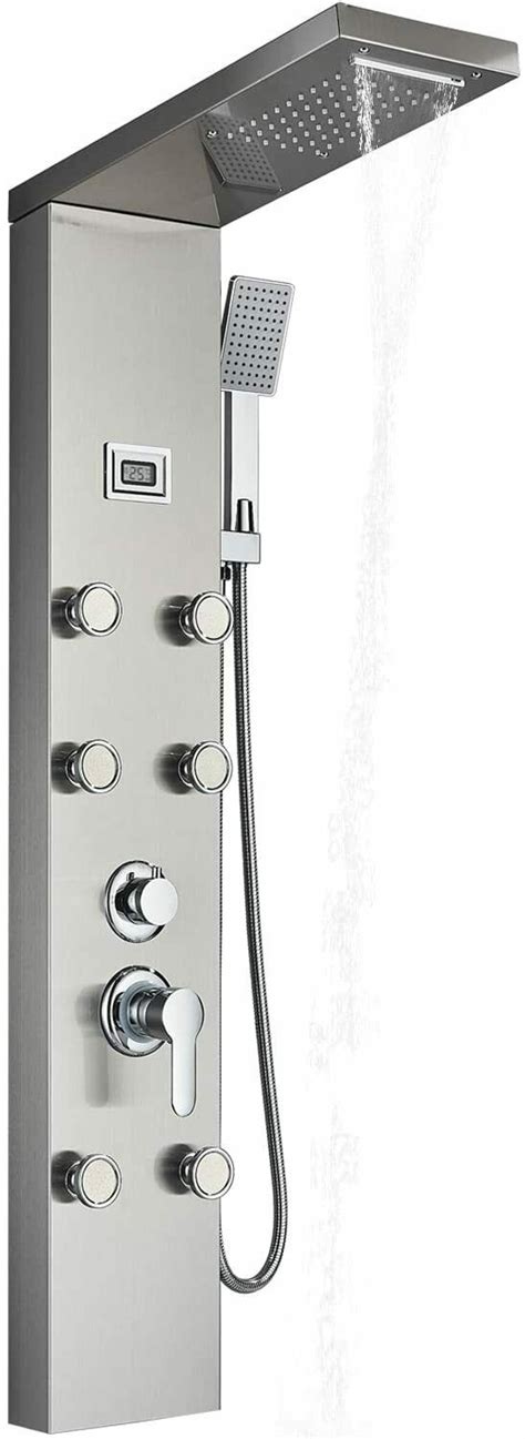 Fcoteeu Shower Panel Tower Systemshower Column With Temperature