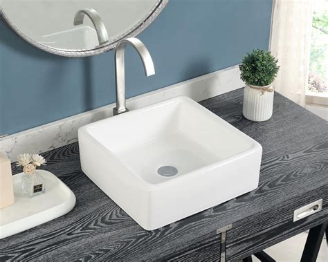 Square Bathroom Sink Bowls Semis Online