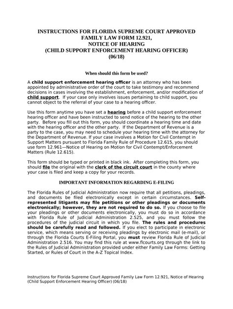 Child Support Enforcement Fl Form Fill Out And Sign Printable Pdf