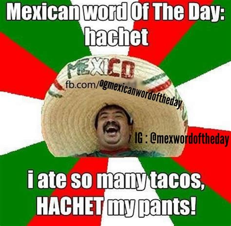 Mwotd Hatchet 🌮💩🤣 Original Mexican Word Of The Day