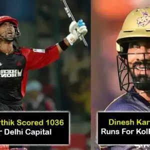 Dinesh Karthiks Rare Record In The Ipl
