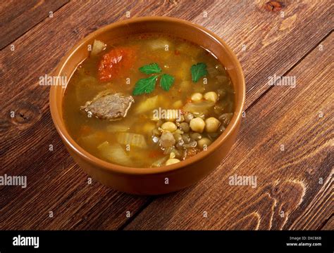 Marokkanische Traditionelle Suppe Harira Die Traditionelle Suppe Der Berber Marokkos