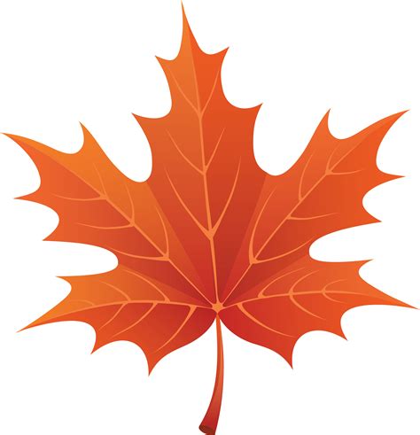 Red Autumn Leaf Clipart Png Image Purepng Free Transparent Cc0 Png