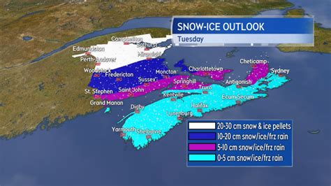 Mix Of Snow Ice And Freezing Rain Will Fall On Maritimes As Weather