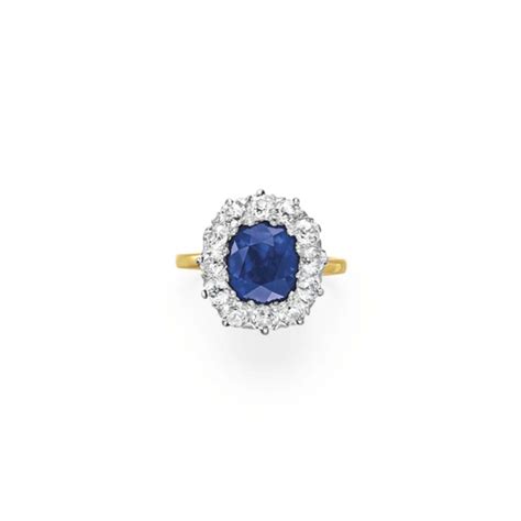 An Antique Sapphire And Diamond Ring By Tiffany And Co