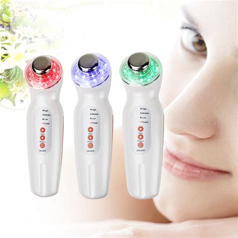 Skin Care Portable Mhz Color Massager Facial Ultrasonic Cleaner Face