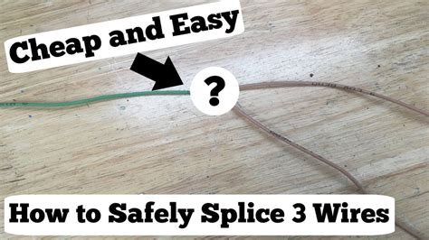 The Best Way To Splice Three Wires Together Youtube