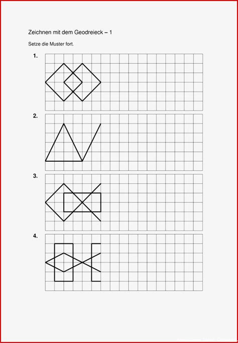 Geometrie Klasse Fortsetzen Und Bertragen Von Kostenlose