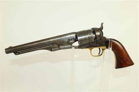 Post Civil War Colt 1860 Army Revolver Antique Firearm 001 Ancestry Guns