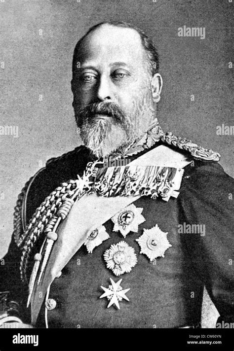 Edward Vii Of England 1901 Stock Photo Alamy