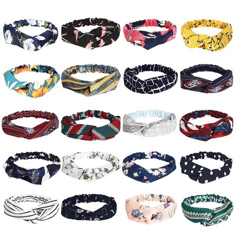 Meartchy 20 Pcs Boho Headbands For Women Meartchy