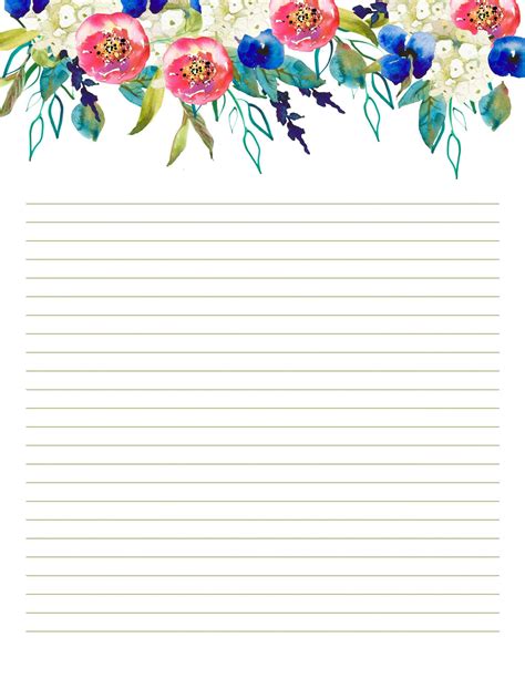 Free Printable Stationery Template Free Printable Stationery
