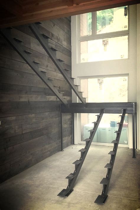 Steel Stair Stringers Are A Striking Alternative To Traditional