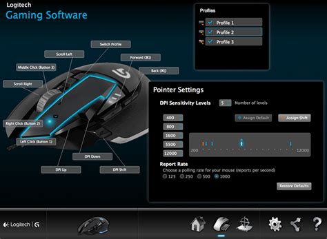 The logitech gaming software package is one of the very best in the marketplace. Logitech G502 Proteus Core vs. G402 Hyperion Fury Review ...