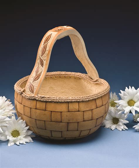 This Beautiful Basket By Susan M Zanella Combines Basic Carving And