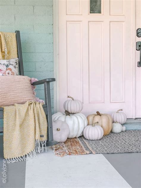 Fall Porch Decor Pink