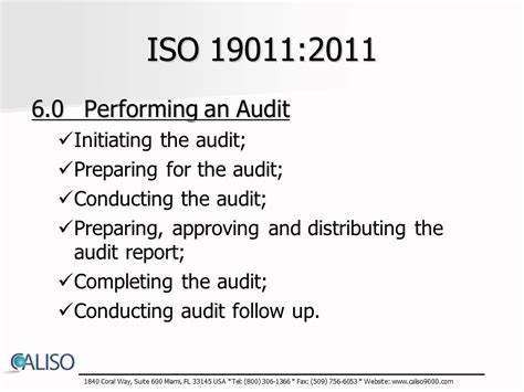 Iso 190112011 Auditor Training Youtube